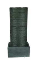 Load image into Gallery viewer, Bubbling Curved Wall Fountain W/LED Lights
