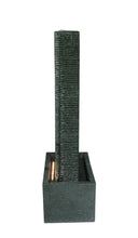Load image into Gallery viewer, Bubbling Curved Wall Fountain W/LED Lights
