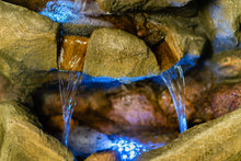 Load image into Gallery viewer, Multi-Level Stone Fountain with LED Lights
