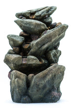 Load image into Gallery viewer, Multi-Level Stone Fountain with LED Lights
