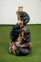 Load image into Gallery viewer, Black Bears Climbing Fountain

