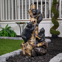 Load image into Gallery viewer, Black Bears Climbing Fountain
