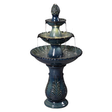 Load image into Gallery viewer, LED 3-Tier Ceramic Fountain
