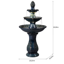 Load image into Gallery viewer, LED 3-Tier Ceramic Fountain
