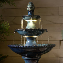 Load image into Gallery viewer, LED 3-Tier Ceramic Fountain
