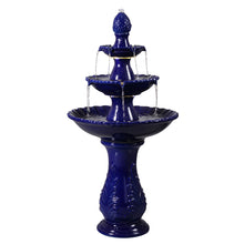 Load image into Gallery viewer, LED 3-Tier Ceramic Fountain
