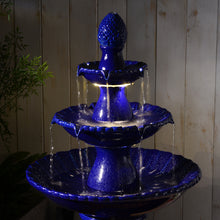 Load image into Gallery viewer, LED 3-Tier Ceramic Fountain
