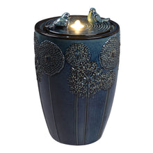 Load image into Gallery viewer, LED Ceramic Bird &amp; Dandelion Fountain
