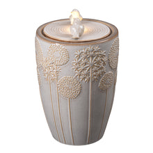 Load image into Gallery viewer, LED Ceramic Bird &amp; Dandelion Fountain
