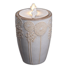 Load image into Gallery viewer, LED Ceramic Bird &amp; Dandelion Fountain
