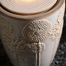Load image into Gallery viewer, LED Ceramic Bird &amp; Dandelion Fountain
