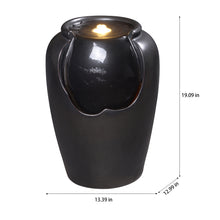 Load image into Gallery viewer, LED Ceramic Ripple Top Fountain
