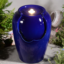Load image into Gallery viewer, LED Ceramic Ripple Top Fountain
