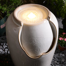 Load image into Gallery viewer, LED Ceramic Ripple Top Fountain
