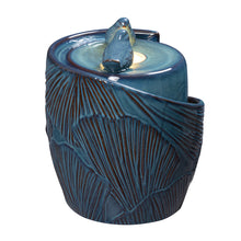 Load image into Gallery viewer, Ceramic Tabletop Double Bird Bubbler Fountain
