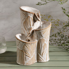 Load image into Gallery viewer, 3 Tiered Ceramic Vase Fountain
