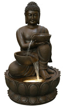 Load image into Gallery viewer, Large Buddha Fountain W/Ww LED
