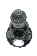 Load image into Gallery viewer, 21.5&quot; H Sitting Buddha Fountain W/White LED
