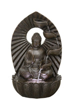 Load image into Gallery viewer, Stacking Bowls Buddha Fountain W/Wt LED
