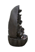 Load image into Gallery viewer, Stacking Bowls Buddha Fountain W/Wt LED
