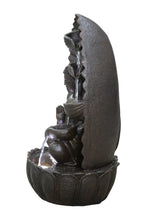 Load image into Gallery viewer, Stacking Bowls Buddha Fountain W/Wt LED
