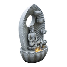 Load image into Gallery viewer, LED Buddha Cascade Water Fountain
