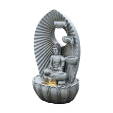 Load image into Gallery viewer, LED Buddha Cascade Water Fountain
