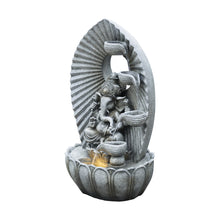 Load image into Gallery viewer, LED Ganesha Cascade Water Fountain
