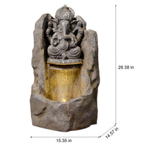 Load image into Gallery viewer, Ganesha Fountain 26" H
