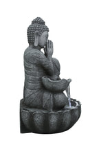 Load image into Gallery viewer, 32&quot; H Sitting Buddha Fountain W/Wt LED
