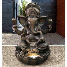 Load image into Gallery viewer, Ganesha Sculptural Fountain with Ww LEDs
