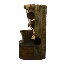 Load image into Gallery viewer, 3 Pouring Buckets Fountain with 2 Warm White LED Lights
