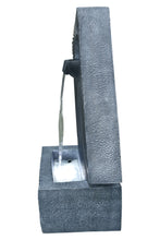 Load image into Gallery viewer, 79605 - Rectangular Starburst Contemporary Fountain with Cool White LED Lights
