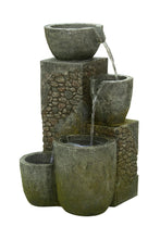 Load image into Gallery viewer, 22&quot; Rock Fountain with 3 Cool White LEDS
