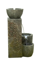 Load image into Gallery viewer, 22&quot; Rock Fountain with 3 Cool White LEDS
