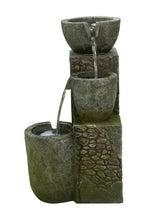 Load image into Gallery viewer, 22&quot; Rock Fountain with 3 Cool White LEDS
