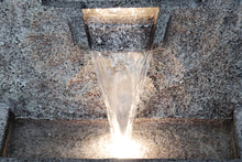 Load image into Gallery viewer, 32&quot; H Rectangular Waterfall Fountain W/Ww LEDs
