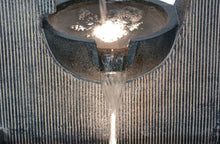 Load image into Gallery viewer, Contemporary Semi-Circle Tiered Fountain Outdoor with Warm White LEDS
