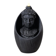 Load image into Gallery viewer, 22&quot; H Buddha Head Water Fountain W/LEDs
