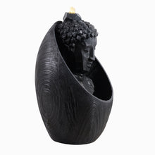 Load image into Gallery viewer, 22&quot; H Buddha Head Water Fountain W/LEDs
