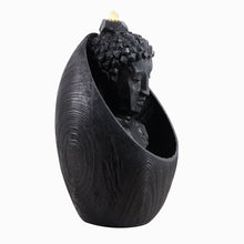 Load image into Gallery viewer, 22&quot; H Buddha Head Water Fountain W/LEDs
