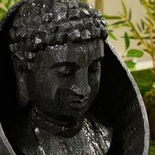Load image into Gallery viewer, 22&quot; H Buddha Head Water Fountain W/LEDs
