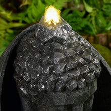 Load image into Gallery viewer, 22&quot; H Buddha Head Water Fountain W/LEDs
