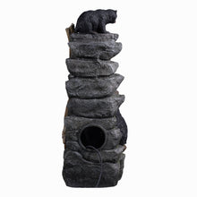 Load image into Gallery viewer, 37&quot; H Bear Climbing Water Fountain Outdoor W/LEDs
