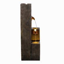 Load image into Gallery viewer, 34&quot; Wooden Texture Cascading Water Fountain Indoor/Outdoor Use
