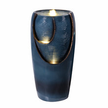 Load image into Gallery viewer, 28.5&quot; Bubbling Water Fountain W/LEDs Indoor/Outdoor Use
