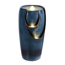 Load image into Gallery viewer, 28.5&quot; Bubbling Water Fountain W/LEDs Indoor/Outdoor Use
