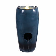 Load image into Gallery viewer, 28.5&quot; Bubbling Water Fountain W/LEDs Indoor/Outdoor Use
