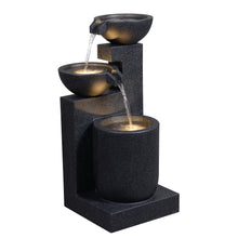 Load image into Gallery viewer, LED Modern Tiered Bowl Fountain
