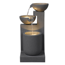 Load image into Gallery viewer, LED Modern Tiered Bowl Fountain
